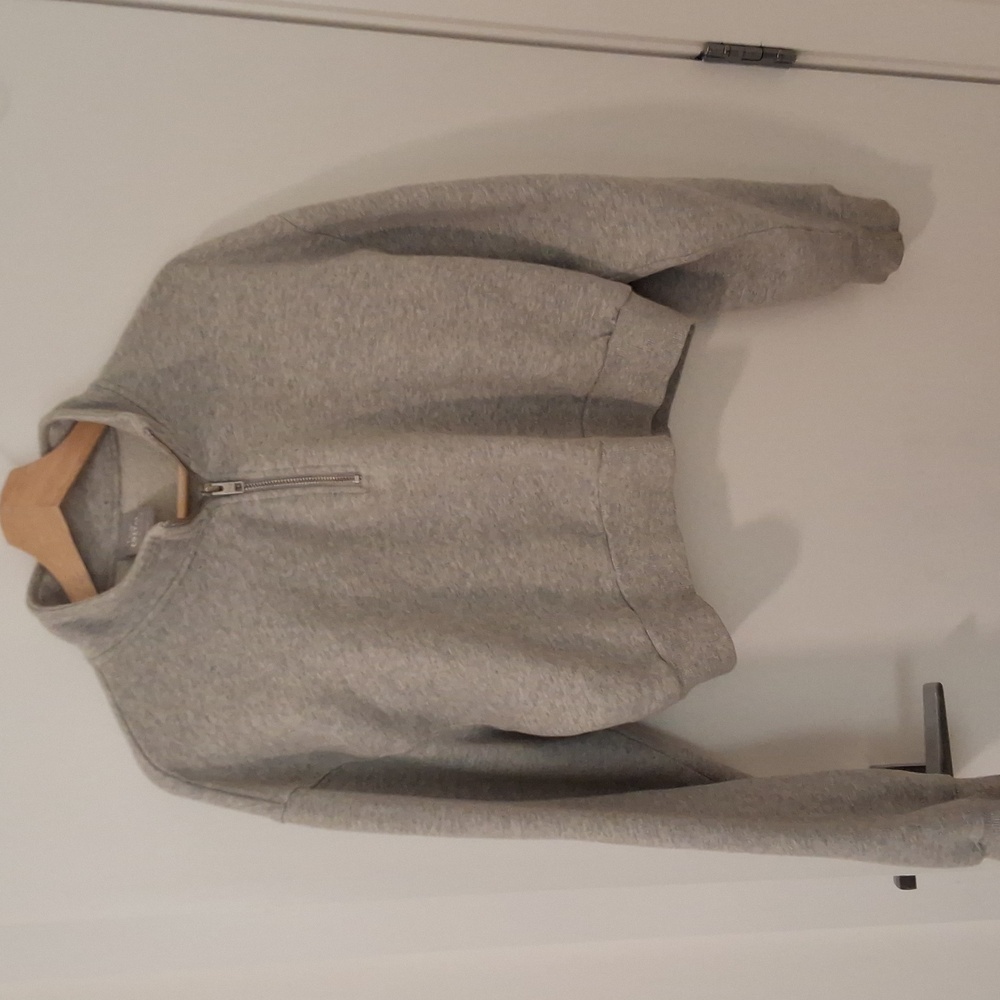 TNA cozy af fleece crop sweatshirt